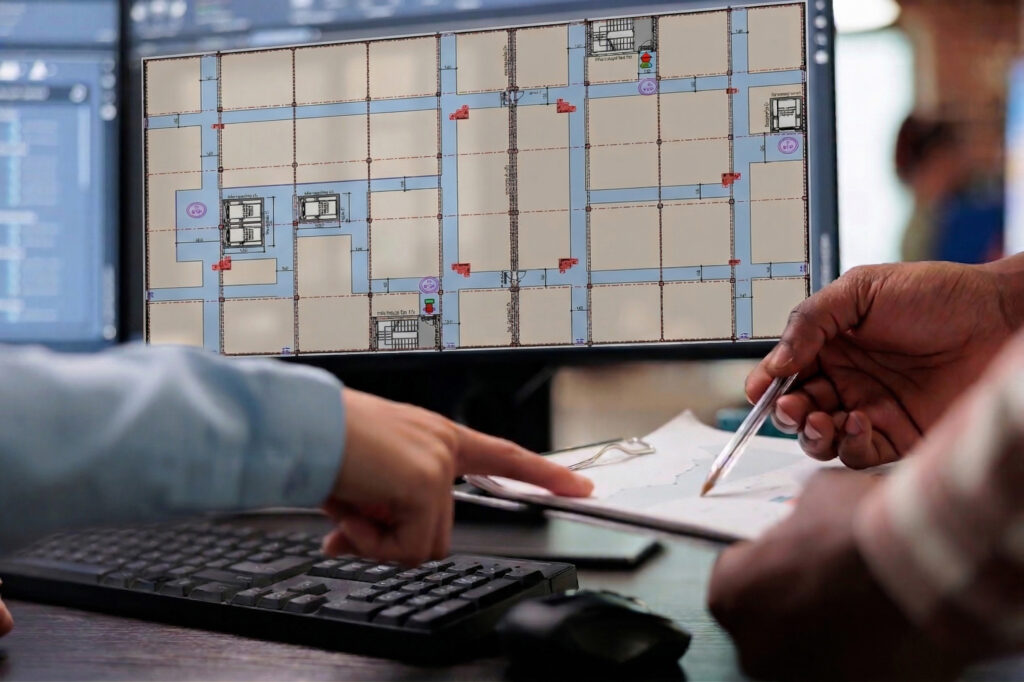 DuoClose unit mix layout for self-storage center
